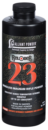 Alliant Powder RELODER23 Rifle Powder Reloder 23 Rifle Multi-Caliber  1 lb