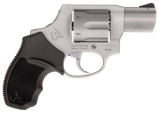 Taurus 2856029ULCH 856 Ultra-Lite 38 Special +P 6 Shot 2" Barrel, Overall Matte Finish Stainless Steel, Concealed Hammer Frame, Finger Grooved Black Rubber Grip
