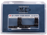 Midwest Industries MIQD34SM 34mm QD Scope Mount/Ring Combo Black Hardcoat Anodized