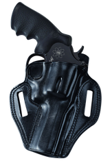Galco CM112B Combat Master  OWB Black Leather Belt Slide Fits S&W K Frame Fits Ruger Security-Six Right Hand