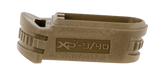 Springfield Armory XDS5902MFDE Backstrap Sleeve  made of Polymer with Flat Dark Earth & 1 Piece Design for 9mm Luger Springfield XD-S with #2 Backstrap & 3"-4" Barrel