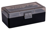 Berry's 92948 Ammo Box  38Special/357Mag Smoke/Black Polypropylene 50rd