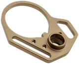 Strike Industries ARULMFEP&ACNFDE QD End Plate QD End Plate with Hook Attachments & Anti-Rotation Castle Nut, Flat Dark Earth Finish