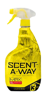 Scent-A-Way 07740 Max Odor Control Odor Eliminator Odorless Scent 12 oz Trigger Spray