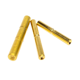 Cross Armory CRG5PSGD 3 Pin Set Dimpled Compatible w/Glock 17/19/26/34 Gen5 Gold Steel