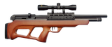 Beeman 1358 Under-Lever  Pre-Charged Pneumatic 22 Pellet 10+1 Shot Black Black Receiver European Hardwood Scope 4x32mm