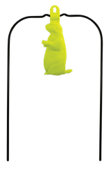 Birchwood Casey 48022 Ground Strike Hanging Prairie Dog Pistol/Rifle Rubber/Metal Yellow Prairie Dog Illustration Impact Enhancement Motion