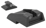 Meprolight USA 195933101 Tru-Dot  Green Tritium White Outline Front Sight-Green Tritium White Outline Rear Sight IWI Jericho 941/Baby Eagle