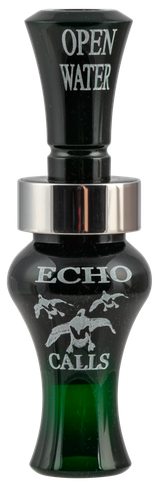 Echo Calls 77764 Open Water  Open Call Single Reed Mallard Hen Sounds Attracts Ducks Dark Green Acrylic