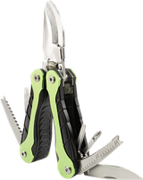 AccuSharp 084C Gardener's  Black/Green Folding Plain Blade