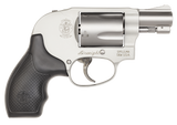 Smith & Wesson 163070 Model 638 *CA Compliant 38 Special + P 5 Shot 1.88" Stainless Steel Barrel/Cylinder, Matte Silver Aluminum Alloy J-Frame, Polymer Grip, Internal Lock, Concealed Hammer