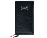 GPS Bags GPS865PS Pistol Sleeve  Medium Black Nylon with Locking Zippers & Thin Design Holds 1 Handgun