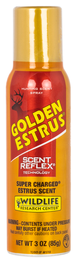 Wildlife Research 4043 Golden Estrus Scent Reflex Deer Attractant Doe In Estrus Scent 3 oz Aerosol