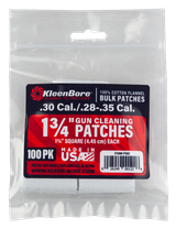 KleenBore P202 Super Shooter  .30/ .28 - .35 Cal 1.75" 100% Cotton Flannel 75 Per Pack