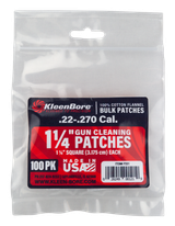 KleenBore P201 Super Shooter  .22 - .270 Cal 1.25" 100% Cotton Flannel 100 Per Pack