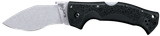 Cold Steel CS62JM Rajah III 3.50" Folding Drop Point Plain Stone Washed AUS-10A SS Blade/Black Griv-Ex Handle Includes Pocket Clip