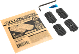 Strike Industries AR-CM-COVER-S-BK Cable Management Cover Short 1.57"L Black Polymer for M-Lok