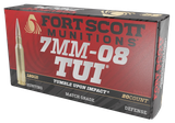 Fort Scott Munitions 7MM08120SCV1 Tumble Upon Impact (TUI) Rifle 7mm-08Rem 120gr Solid Copper Spun 20 Per Box/10 Case