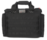 GPS Bags GPST1714LRB Tactical  Black 1000D Nylon Teflon Coating with Foam Cradle Holds 5 Handguns,  Storage Pockets & Handgun Sleeve Includes Ammo Dump Cups