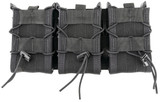 High Speed Gear 45TA00BK TACO Shingle Mag Pouch Triple Black Nylon MOLLE Compatible w/ Rifle