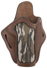 1791 Gunleather MOBH1BRWR BH1 Optic Ready OWB 01 Brown with Mossy Oak Leather Belt Slide Fits 5" 1911