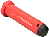 Strike Industries ARBHMILRED Buffer Housing AR Mil-Spec Red Anodized Aluminum for Mil-Spec Buffers