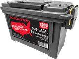 Winchester Ammo S22LRTPB M-22  22LR 40gr Black Copper Plated Round Nose 2000 Per Box/2 Cans *Bulk