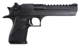 Magnum Research DE50 Desert Eagle Mark XIX 50 AE Caliber with 6" Picatinny Rail Barrel, 7+1 Capacity, Overall Black Finish Carbon Steel, Beavertail Frame, Serrated Slide & Rubber Grip