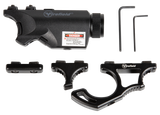 Firefield FF35010K Rival XL Foregrip Flashlight Red Laser Combo Kit  Matte Black 75/150 Lumens White LED Light