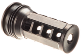 Huxwrx 1646 QD ELR Muzzle Brake Black with 5/8"-24 tpi Threads &  2.30" OAL for 338 Cal AR-Platform