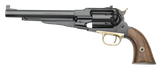 Pietta PF58STT448 1858 Remington Target Model 44 Cal 6rd 8" Blued Octagonal Steel Barrel, Cylinder & Frame, Walnut Grip, Brass Trigger Guard