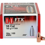 Hornady 3502 FTX  35 Cal .355 165 gr Flex Tip eXpanding 100 Per Box/ 15 Case