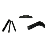 Cross Armory CRG4OKBK 3 Piece Kit  Extended Compatible w/Glock Gen4 Black Steel/Aluminum Pistol