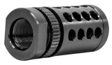 GrovTec US Inc GTHM318 G-Nite Flash Suppressor Black Nitride Steel with 5/8"-24 tpi Threads for 308 Cal