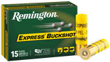 Remington Ammunition 26877 Express Buckshot 20Gauge 2.75" 3Buck Shot 15 Per Box/5 Case