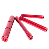 Cross Armory CRG4PSRD 4 Pin Set Dimpled Extended Compatible w/Glock Gen4 Red 4140 Steel