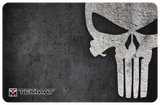 TekMat TEKR42PUNISHER Punisher Door Mat Black/Gray Rubber 42" Long Punisher Skull