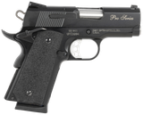 Smith & Wesson 178020 PC 1911 Pro Sub-Compact Frame 45 ACP 7+1, 3" Stainless Steel Barrel, Black Serrated Carbon Steel Slide, Black Aluminum Frame w/Beavertail, Black Stippled Grip