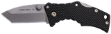 Cold Steel CS27DT Recon 1 Micro 2" Folding Tanto Plain Stonewashed 4034 SS Blade/ Black Griv-Ex Handle Includes Pocket Clip