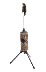 Mojo Outdoors HW2508 Fuzzy Critter  Predator Species Brown Features Built-In Tripod