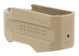 Strike Industries EMP+5FDE Enhanced Magazine Plate  made of Polymer with Flat Dark Earth Finish for Magpul PMAG Gen M3 (Adds 5rds)