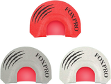 Foxpro LOADEDGUN Loaded Gun Combo Diaphragm Call Double/Triple Reed Coyote Sounds Attracts Coyotes Gray/Red/White 3 Piece