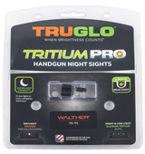TruGlo TGTG231W1C Tritium Pro  Black | Green Tritium Orange Outline Front Sight Green Tritium Rear Sight