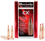 Hornady 30738 CX  30 Cal 190 gr Copper Solid 50 Per Box/ 25 Case