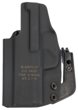 Sig Sauer 8901258 Tactical  IWB Black Fits Sig P365-XMACRO Belt Clip Right Hand