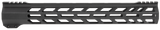 TacFire  A.C.E. High Profile M-Lok Handguard 15" Black Hardcoat Anodized Aluminum for 308 Win AR-10