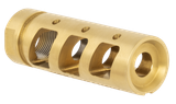 Rise Armament RA701308TIN RA-701  Gold Nitride Titanium with 5/8"-24 tpi Threads for 30 Cal
