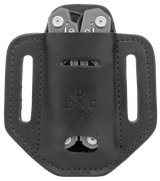 1791 Gunleather HDESSLBLKA EDC Heavy Duty Easy Slide Solo OWB Black Leather Belt Slide Ambidextrous