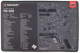 TekMat TEKR17FN509 FN 509 Cleaning Mat Black/Gray Rubber 11"x17" FN 509 Parts Diagram