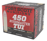 Fort Scott Munitions 450BM250SCV Tumble Upon Impact (TUI) Rifle 450Bushmaster 250gr Solid Copper Spun 20 Per Box/10 Case